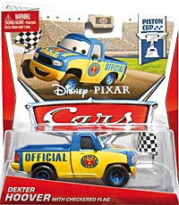 #13/18 - Dexter Hoover with Checkered Flag - Single - Piston Cup