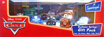 Doc Hudson, Sheriff, Lizzie, Mater, Sally - 5 Pack