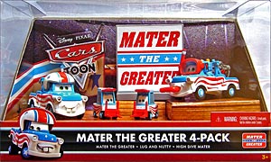Mater the Greater, High Dive Mater, Nutty (with sign variant), Lug (with sign variant) - Pack de 4