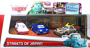 Cars Toon - Streets of Japan - 3-Pack