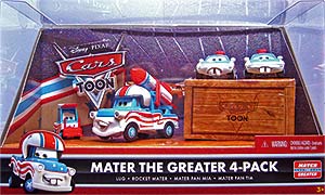 Mater Fan Tia, Rocket Mater, Lug (Rocket Mater version), Mater Fan Mia - 4 Pack