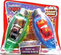 Lightning McQueen (without Rusteze sticker), Sheriff - Holiday Special