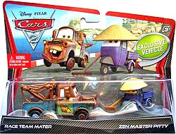 Race Team Mater & Zen Master pitty - Movie Moments