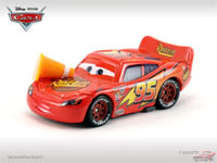Lightning McQueen with Cone