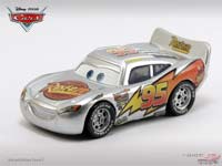 Lightning McQueen with Metallic Finish (Silver - Cars)