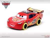 Lightning McQueen (yellow wheels variant, Carnival Cup)