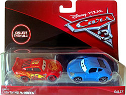 Cars 3 Lightning McQueen & Sally - Pack de 2