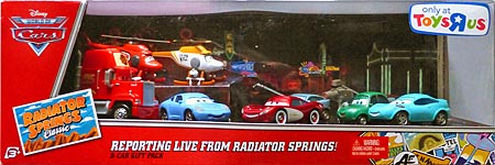 Reporting Live from Radiators Springs! - 9-Car Gift Pack