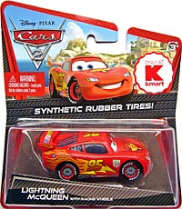 Lightning McQueen with Racing Wheels (rubber tires) - Kmart