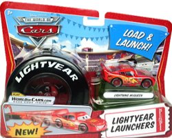 Lightning McQueen (with Rusteze sticker) - Wheel Launcher - New Logo