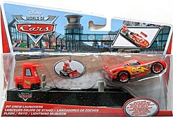 Lightning McQueen (with Rusteze sticker) - Pit Row Launcher