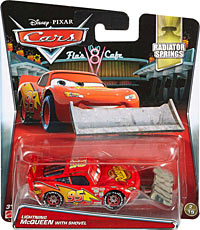 #02/19 - Lightning McQueen with Shovel - Single - Radiator Springs
