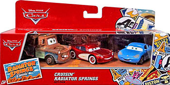 Cruisin' Radiator Springs - 3 Pack