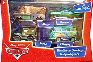 Radiator Springs Shopkeepers - 4 Pack