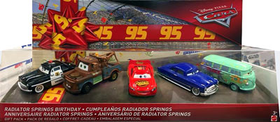 Radiator Springs Birthday - Pack de 5
