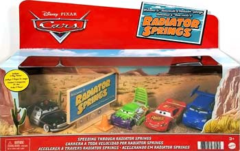 Speeding Through Radiator Springs - 4-Pack