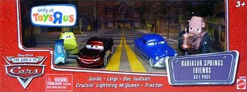 Tractor, Luigi, Guido, Doc Hudson, Cruisin' McQueen - 5 Pack