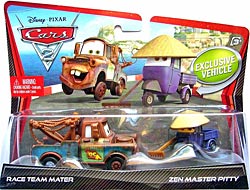 Race Team Mater & Zen Master pitty - Movie Moments