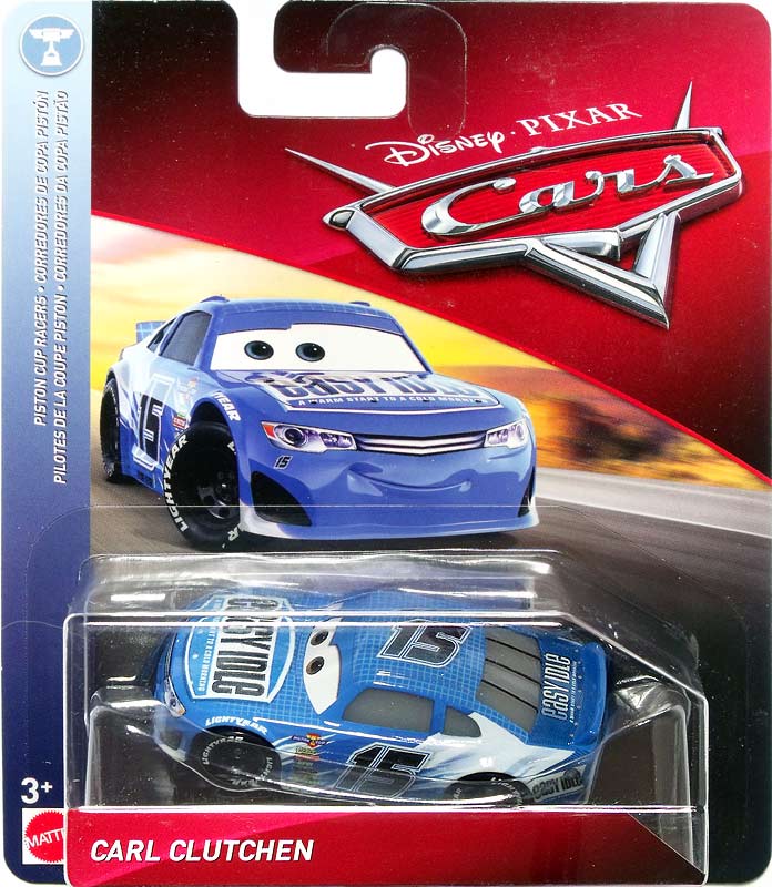 Disney Pixar/'s Piston Cup Carl Clutchen Cars 3 1:55 Mattel Diecast Sealed
