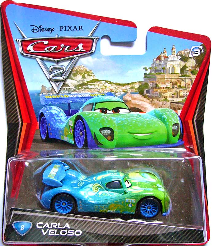 Disney Pixar Cars 2 CARLA VELOSO #8 I Have Many & Combine Ship 