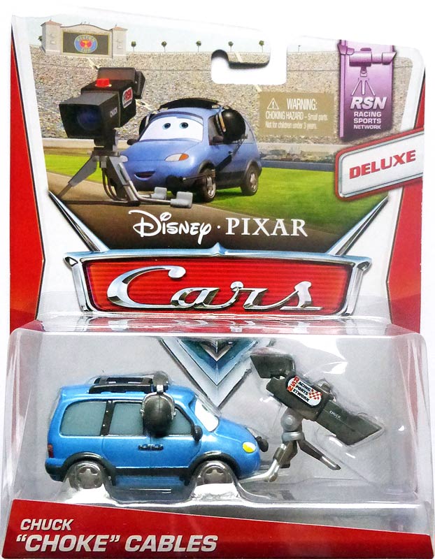Cars 2 Vehículo Chuck Choke Cables Mattel BDW69 
