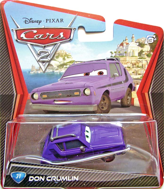 Disney Pixar Cars 2 PURPLE GREMLIN DON CRUMLIN 1/55 Diecast Vehicle No Box....