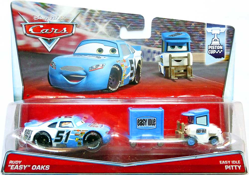 Piston Cup Series Disney/Pixar Cars Ruby Easy Oaks and Easy Idle Pitty Die-Cast Vehicles 