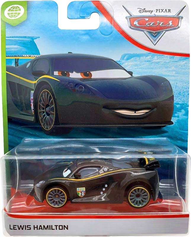 Disney Pixar Cars Diecast Lewis Hamilton & Bruce Boxmann WGP GPM 2 PACK "RARE" 