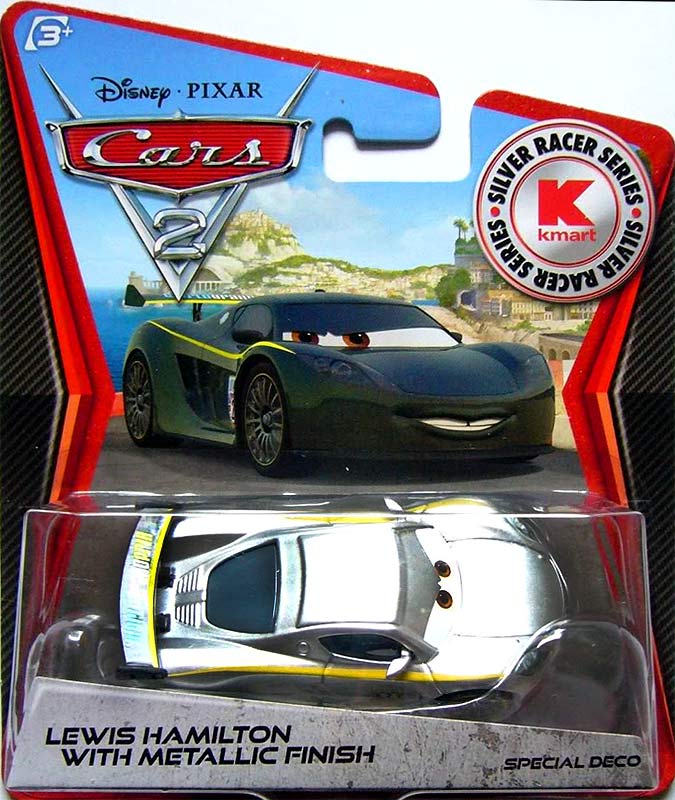 CARS 2 Mattel Disney Pixar KMART LEWIS HAMILTON Metallic Finish 