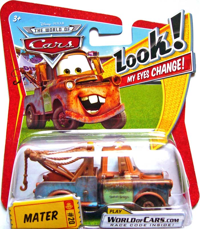 Disney Pixar Cars The World of Cars Lenticular Eyes Series 1