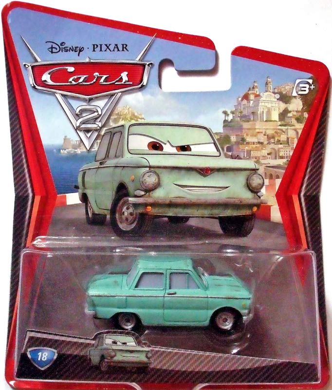Disney/Pixar Cars 2 Petrov Trunkov #18 1:55 Scale Mattel V2818