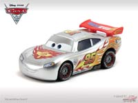 Lightning McQueen with Metallic Finish (Silver)