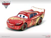 Muddy Rust-Eze Racing Center Lightning McQueen