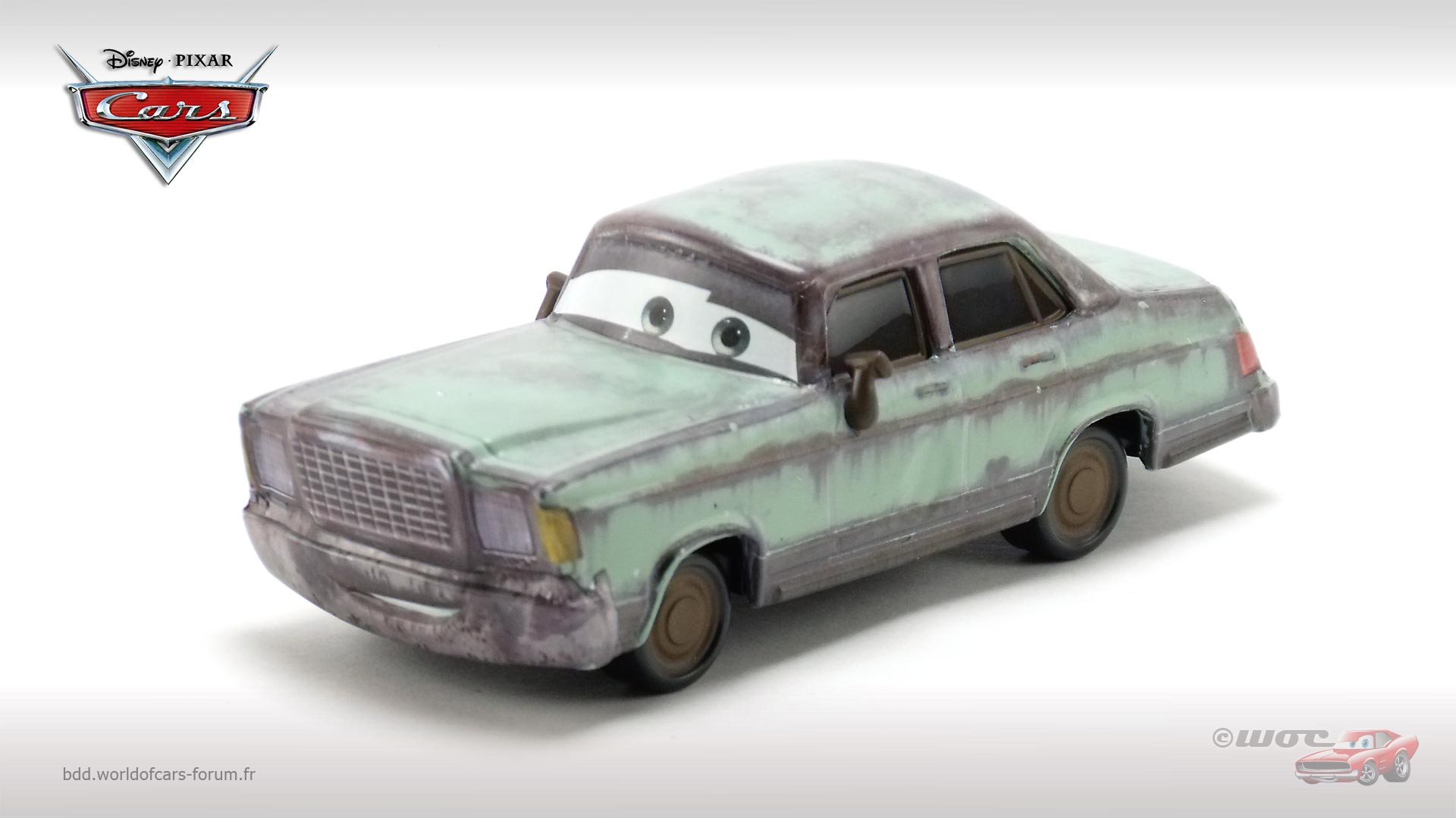 Disney Pixar Cars Hamm McQueen Ramone Dudley Spare Sarge Tex Dinoco Mater T.J. 