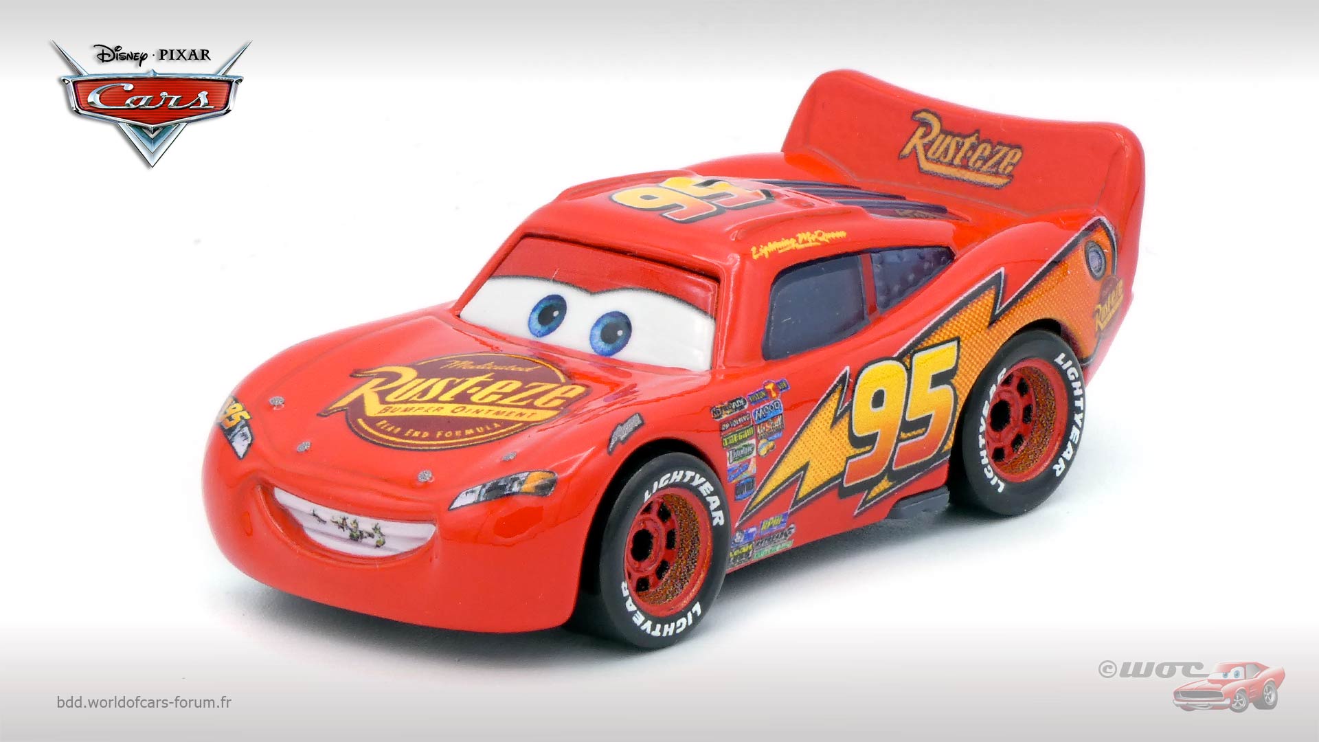 Bug Mouth Lightning McQueen (with Rust-Eze sticker)
