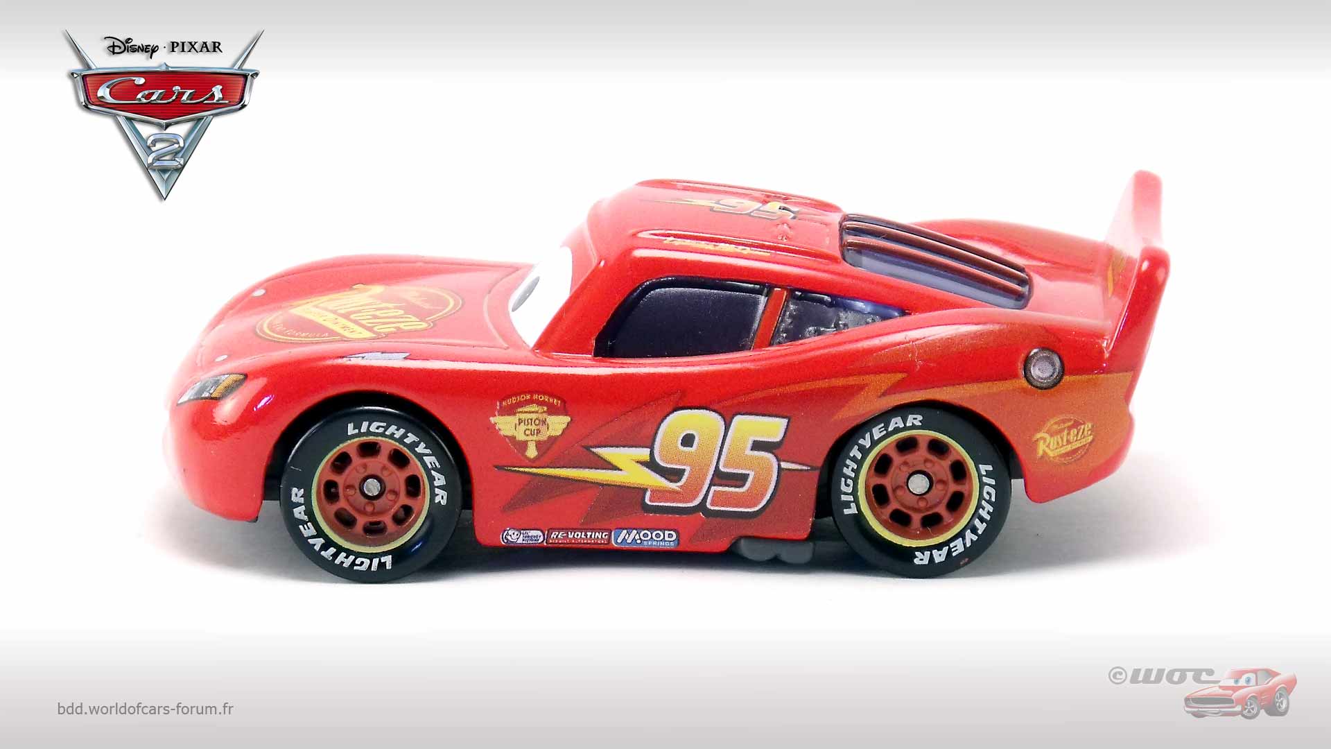 Disney//Pixar Car/'s Lightning McQueen World Grand Prix Hudson Hornet Pisto...