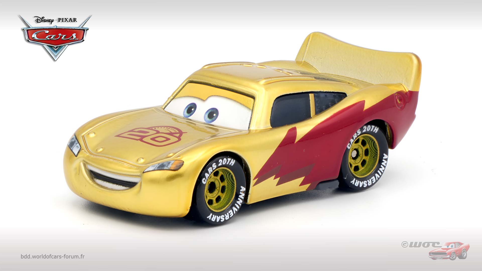 Lightning McQueen "Golden" Promo (20th Anniversary) Lightning McQueen "Golden" Promo (20th Anniversary)