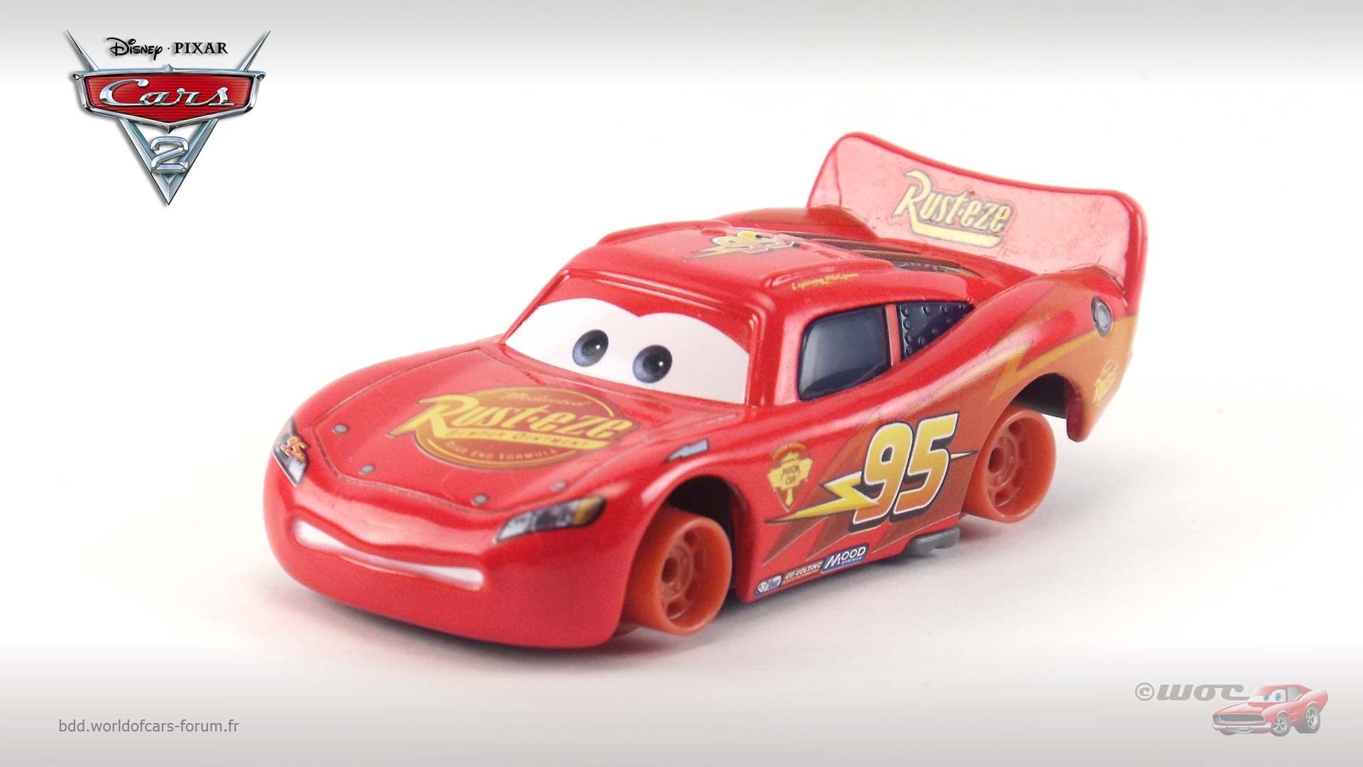 Lightning McQueen with no Tires