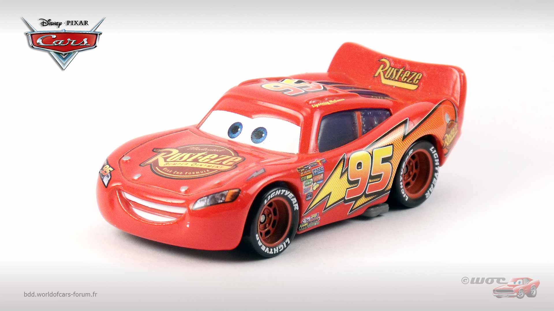 Lightning McQueen (with Rusteze sticker)