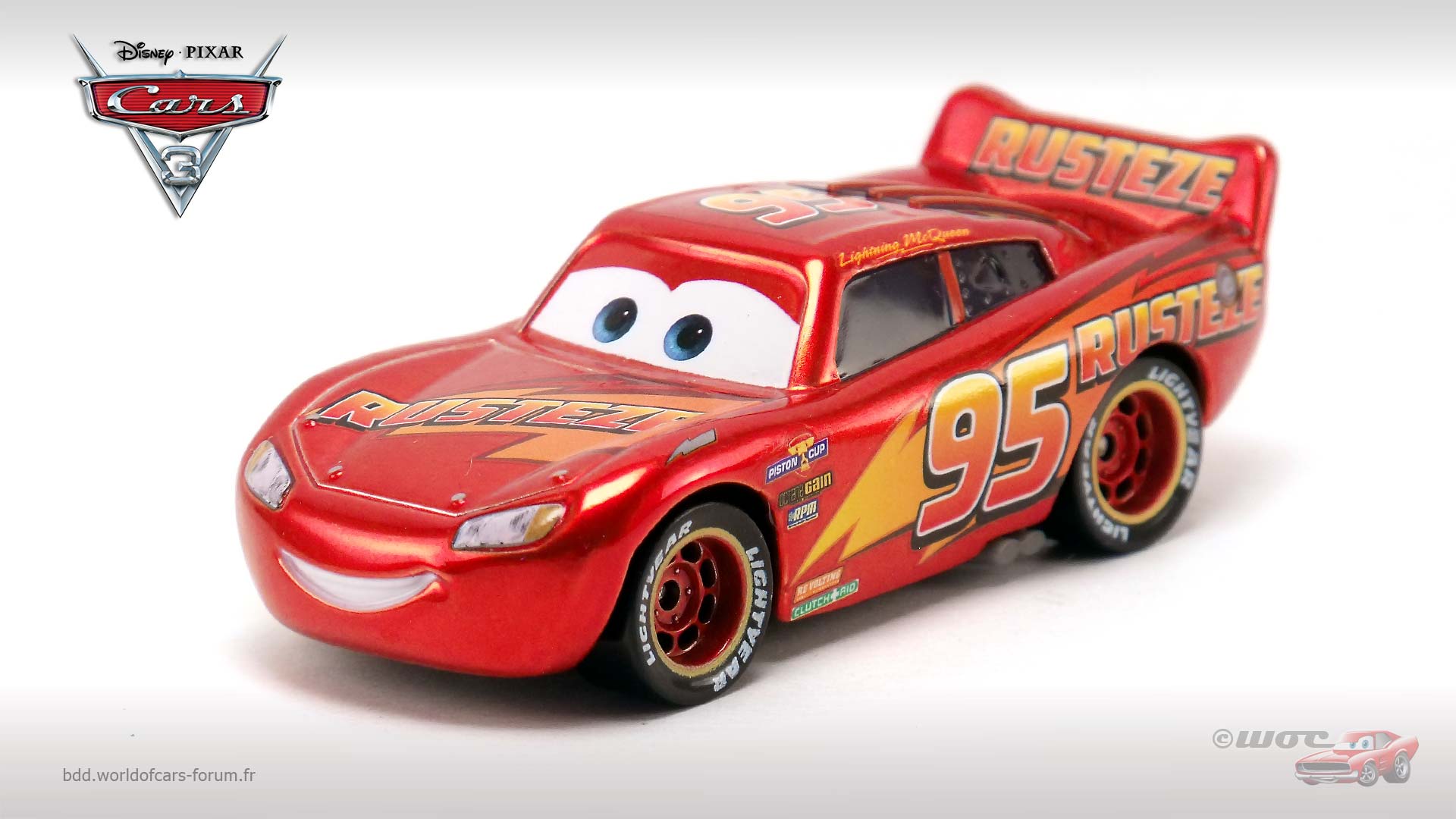Rust-Eze Lightning McQueen with Metallic Finish