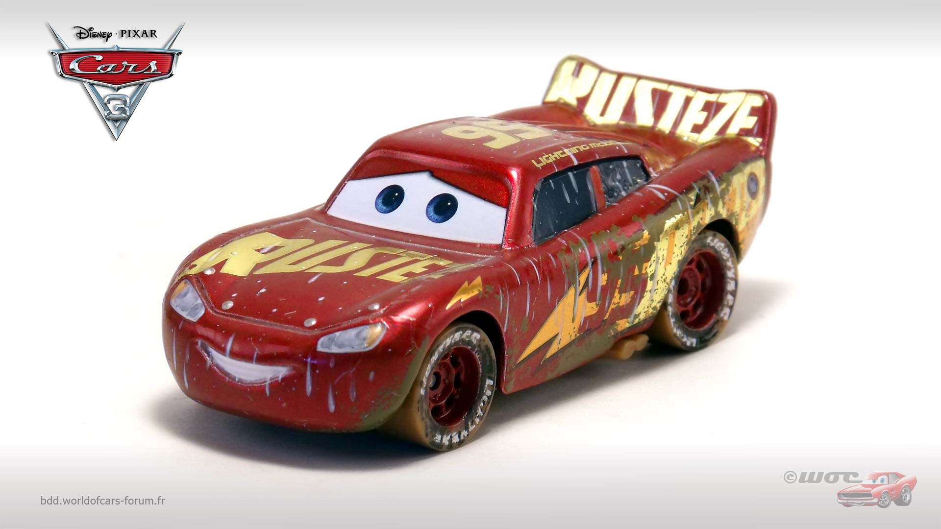 Muddy Rust-eze Racing Center Lightning McQueen (variant)